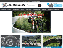 Tablet Screenshot of jensencykler.com